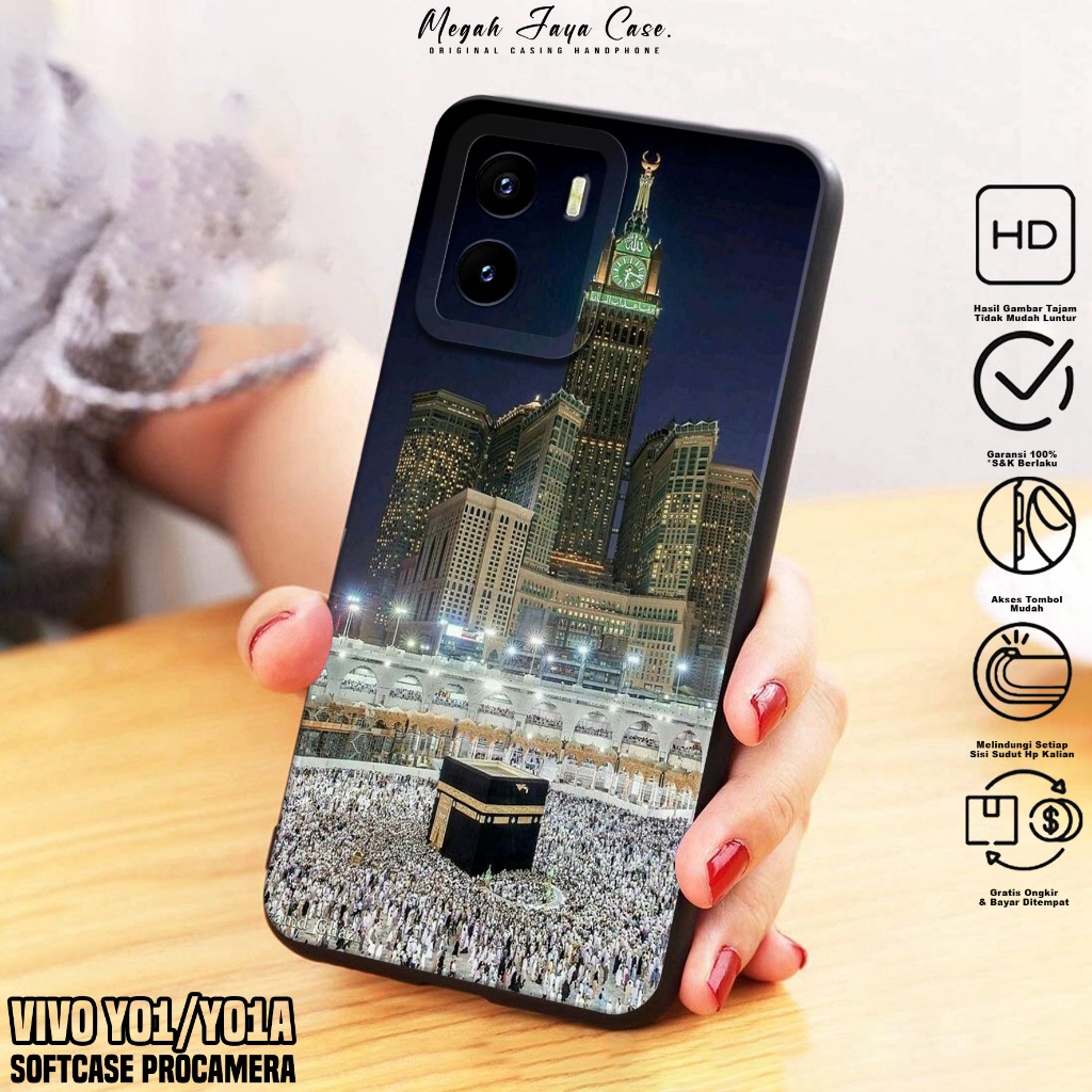 Softcase VIVO Y01 / Y01A - Case Hp VIVO Y01A / Y016 Motif ISLMC - Casing Hp VIVO Y01 -  Silikon Hp V