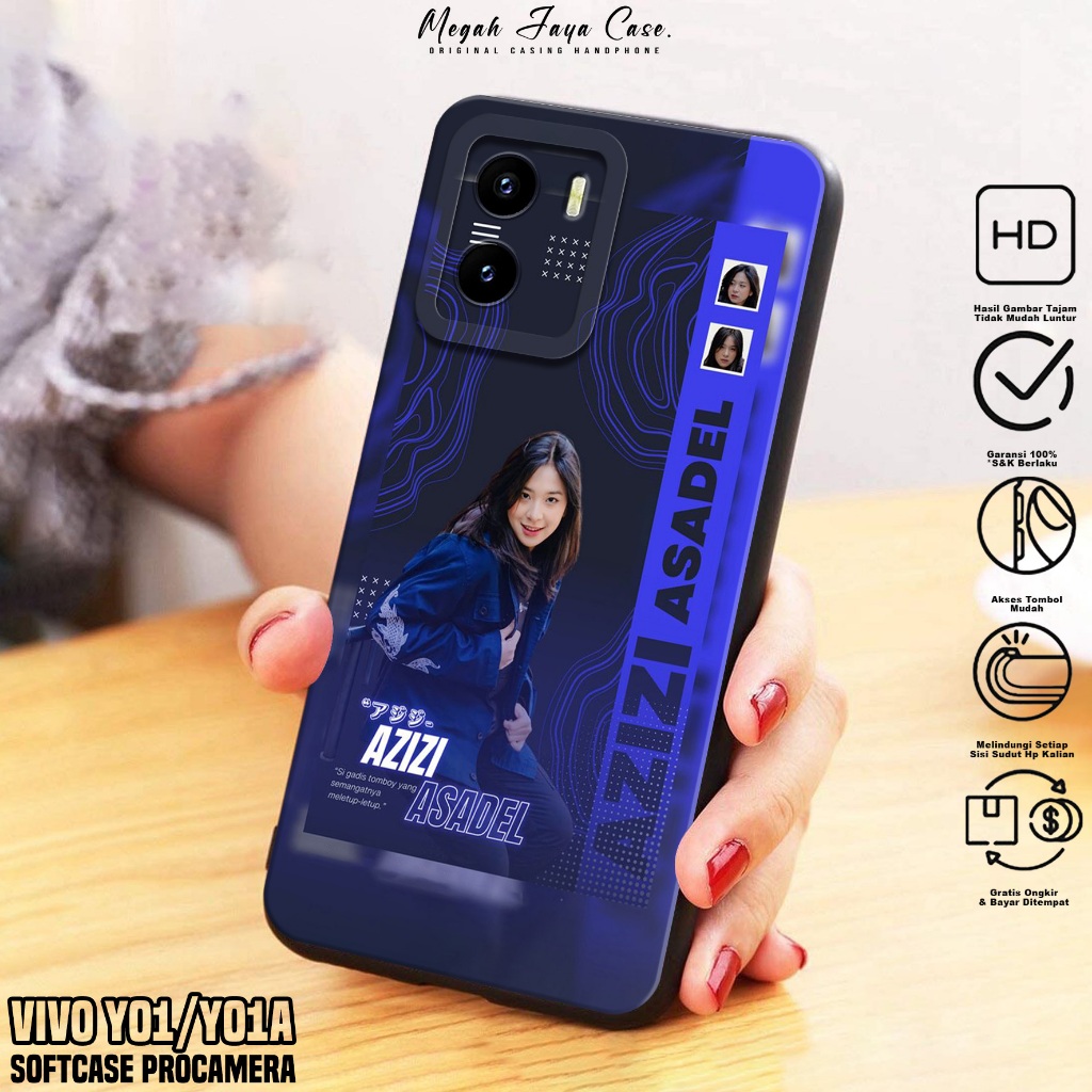 Softcase VIVO Y01 / Y01A - Case Hp VIVO Y01A / Y016 Motif JKT48 - Casing Hp VIVO Y01 -  Silikon Hp V