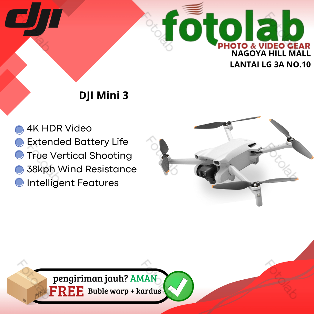 DJI Mini 3 - 4K Camera Drone