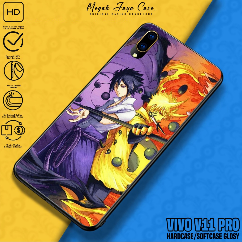 Softcase VIVO V11 PRO - Case Hp VIVO V11 PRO Motif Anime NRT - Casing Hp VIVO V11 PRO -  Silikon Hp 