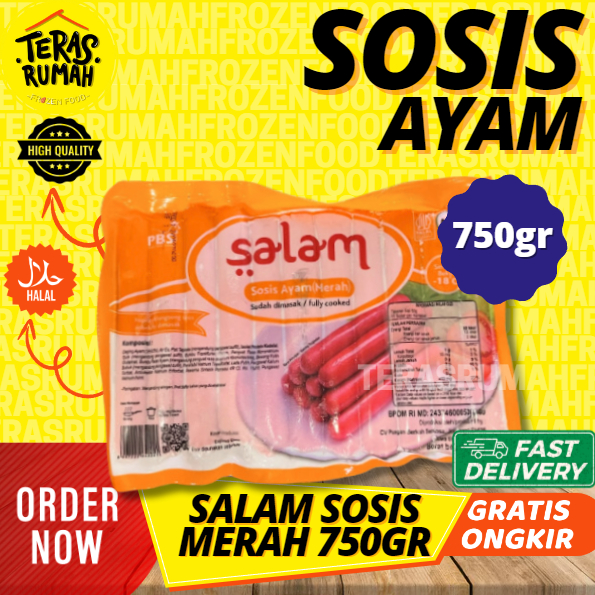 

SALAM - SOSIS AYAM MERAH PANJANG 750gr