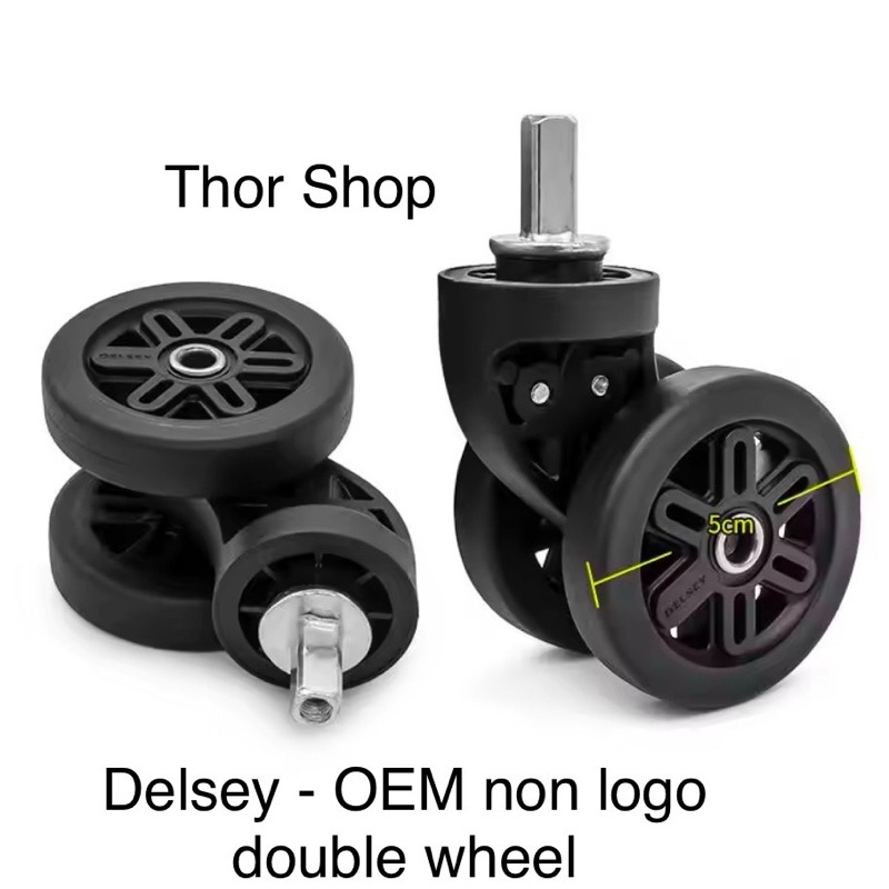 Roda koper delsey - OEM non logo double wheel