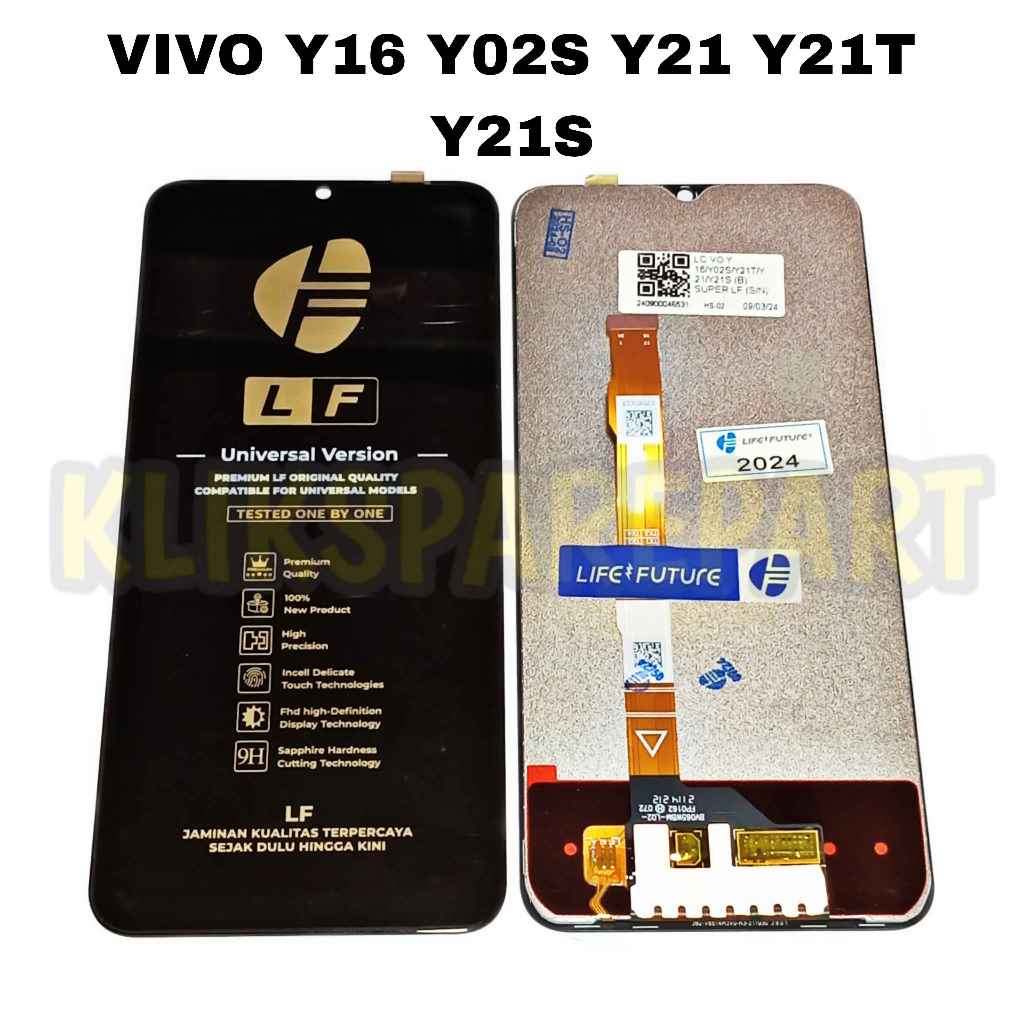 LF LCD Hp Vivo Y16 Y02S Y21 Y21T Y21S Fullset Touchscreen