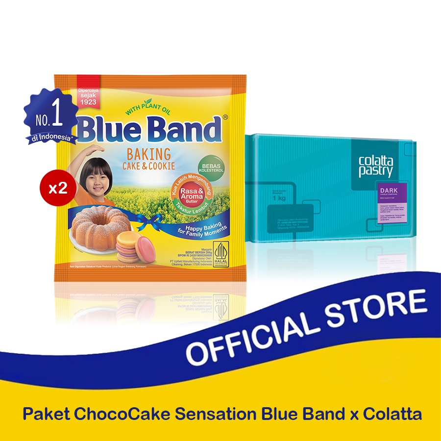 

Paket ChocoCake Sensation Blue Band x Colatta