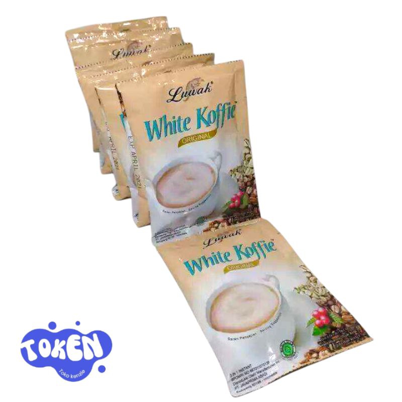 

LUWAK WHITE KOFFIE 1 renceng isi (10sachet)