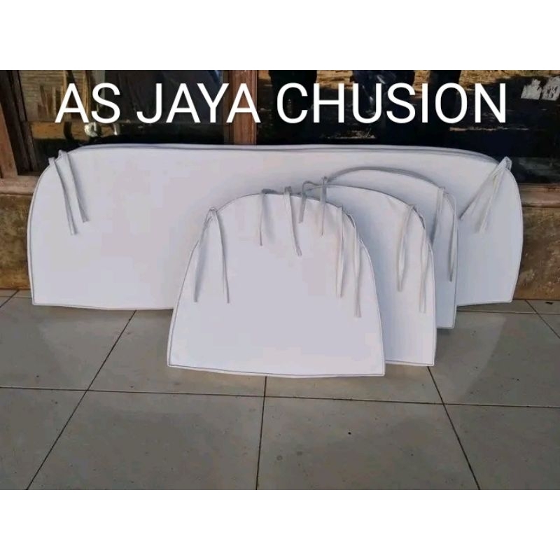 SARUNG + ISI BUSA JOK BANTALAN DUDUKAN KURSI BETAWI,,harga 1 set FORMASI 2-1-1-1  Tebal 5 cm,,BERKUA