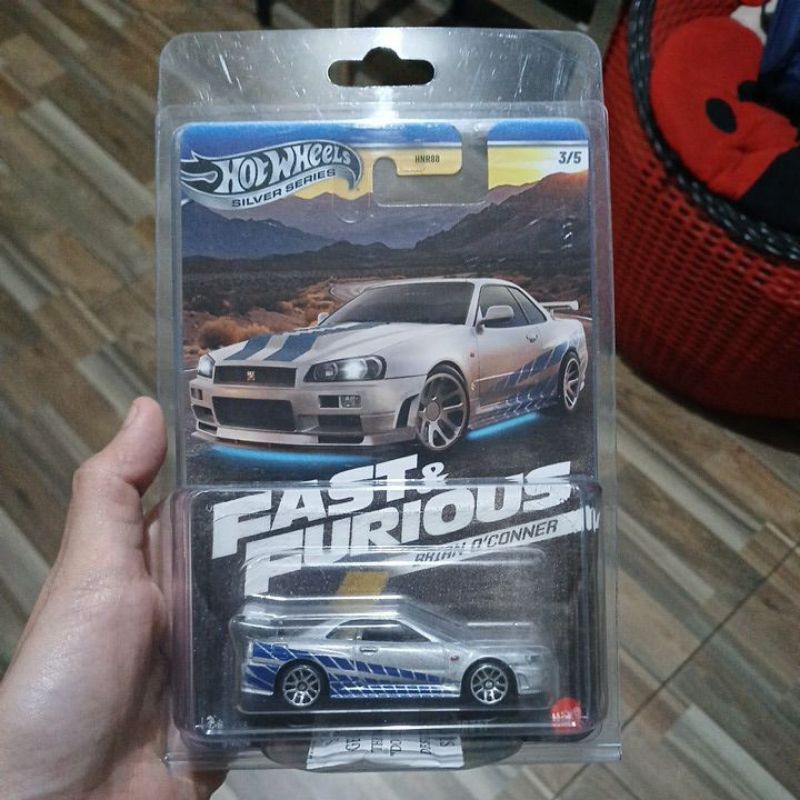 Hot Wheels Nissan Skyline R34 Fast & Furious Brian O'conner