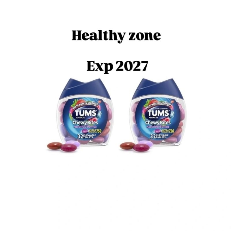 

Tums Chewy Bites Assorted Berries 750 extra strength 32 3Tablet