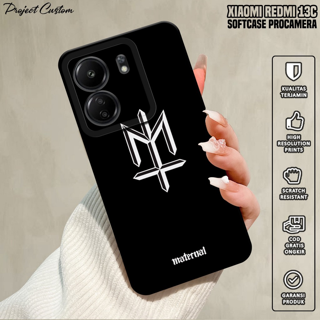 Softcase Xiaomi Redmi 13C - Case Hp Xiaomi Redmi 13C ( MTRNL ) Silikon Hp Xiaomi Redmi 13C - Casing 
