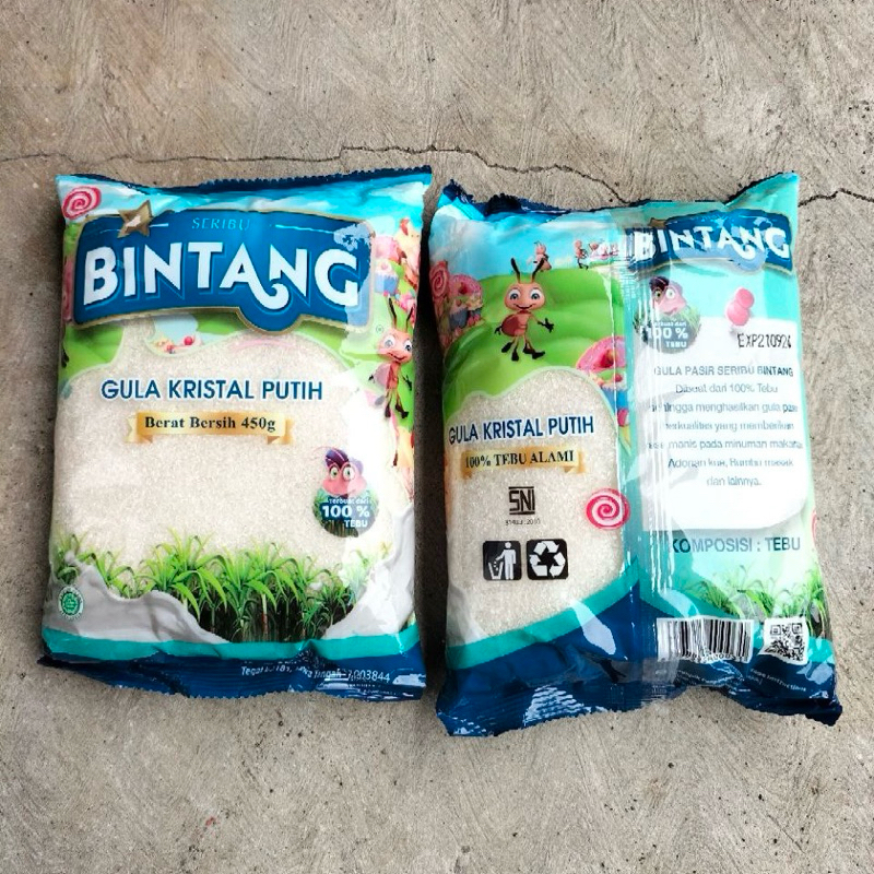 

BINTANG Gula Kristal Putih 450gr