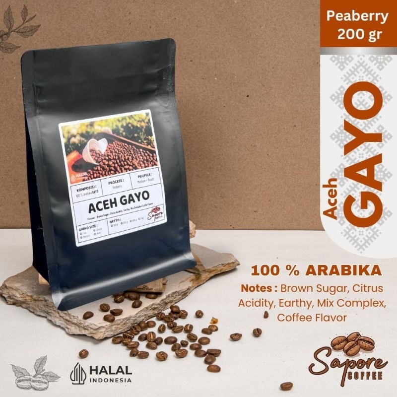 

Kopi Arabika Aceh Gayo PREMIUM PEABERRY
