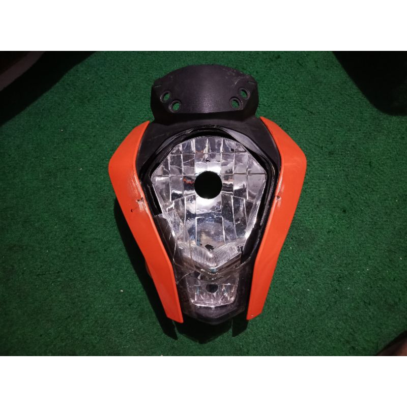 headlamp KTM Duke 200 tidak ada kaca