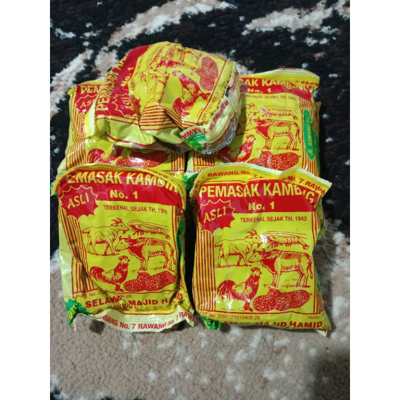 

Bumbu Pemasak Kambing 40 g