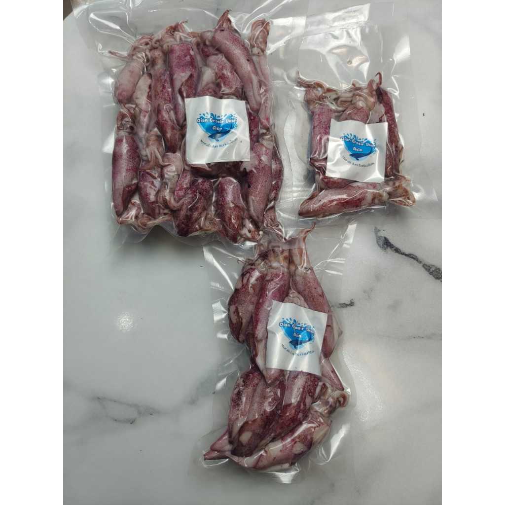 

KTr190 Grosir Ikan Asin Dian - Ikan Asin Cumi Sontong Ukuran Jumbo 500 Gram (Cumi Rebus)