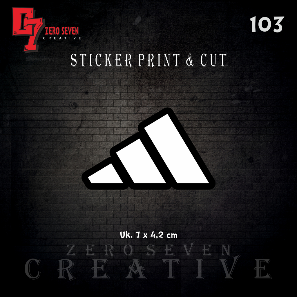 

STIKER ADIDAS / STIKER BRAND / STIKER MOTOR / STIKER AESTHETIC / VYNIL / STIKER PRINT & CUT