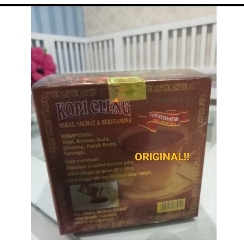 

Minuman bersetamina kopi CLENGE kemasan kotak isi 10 sachet