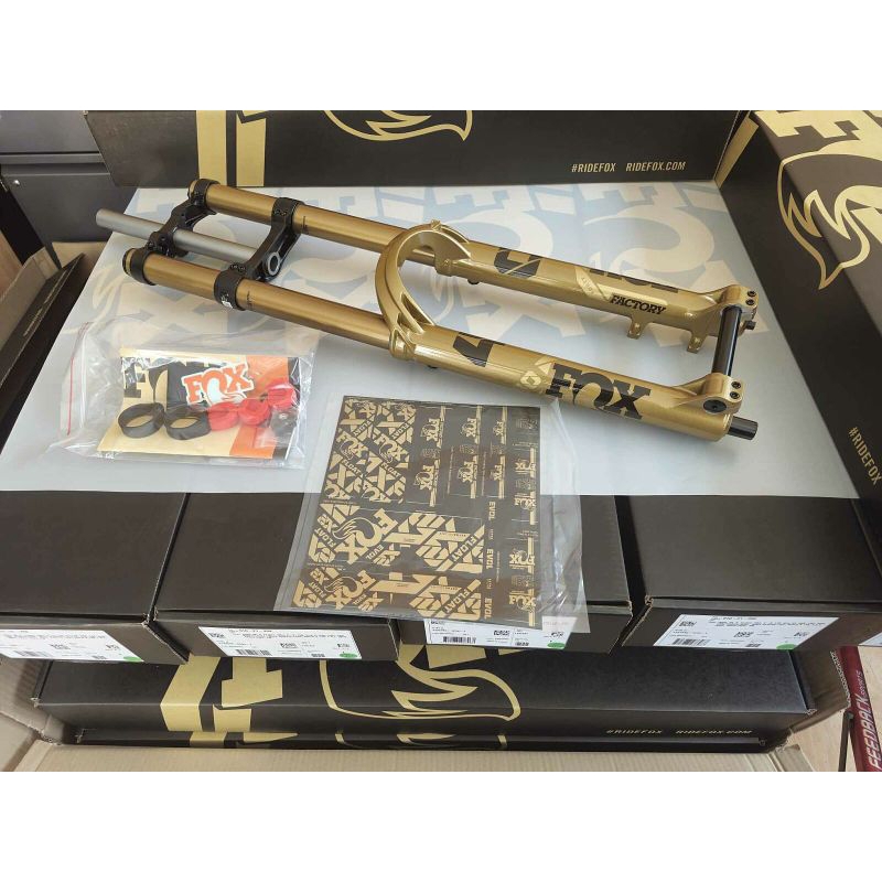 Fork Fox 40 Khasima Podium Gold 29 Travel 200 Sett Grip X2 Spesial Edition 2025