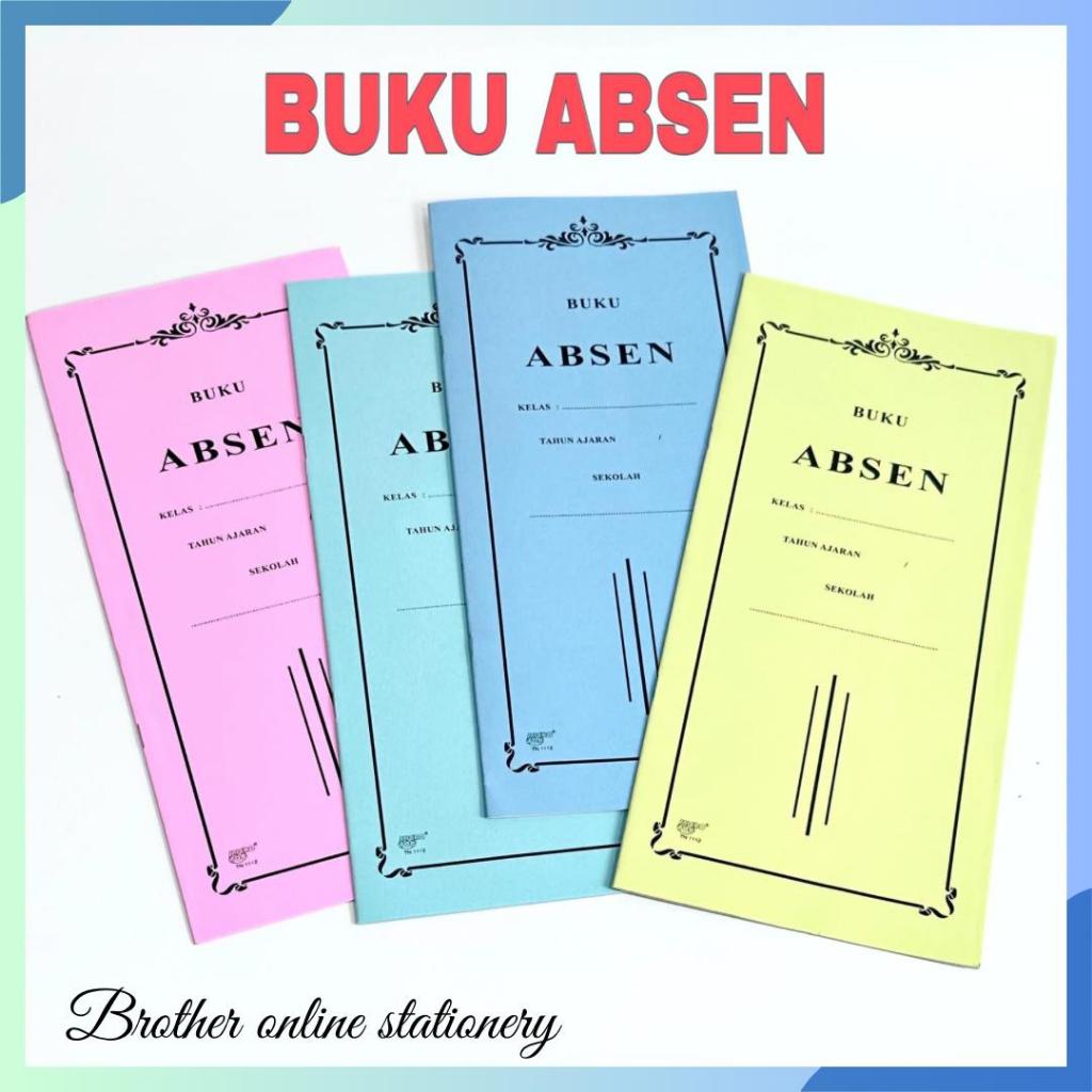 

BOS Buku Absen Buku Daftar Nilai Siswa/Absensi/Buku Prestasi/Absen