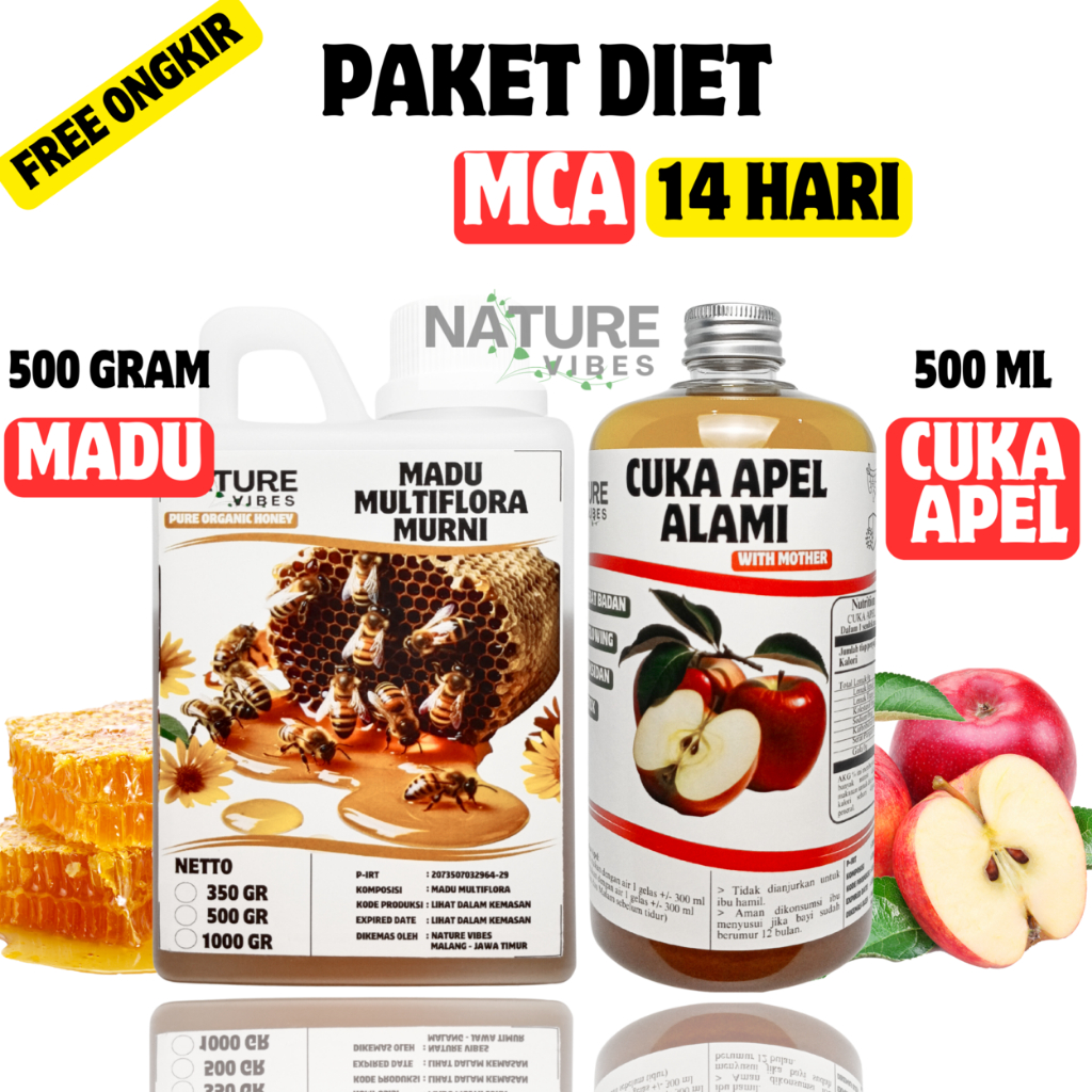 

NATURE VIBES - CUKA APEL DAN MADU ORIGINAL/CUKA APEL ORIGINAL UNTUK KESEHATAN/CUKA APEL UNTUK DIET/VINEGAR CUKA APEL/CUKA APEL ORGANIK/CUKA APEL UNTUK WAJAH