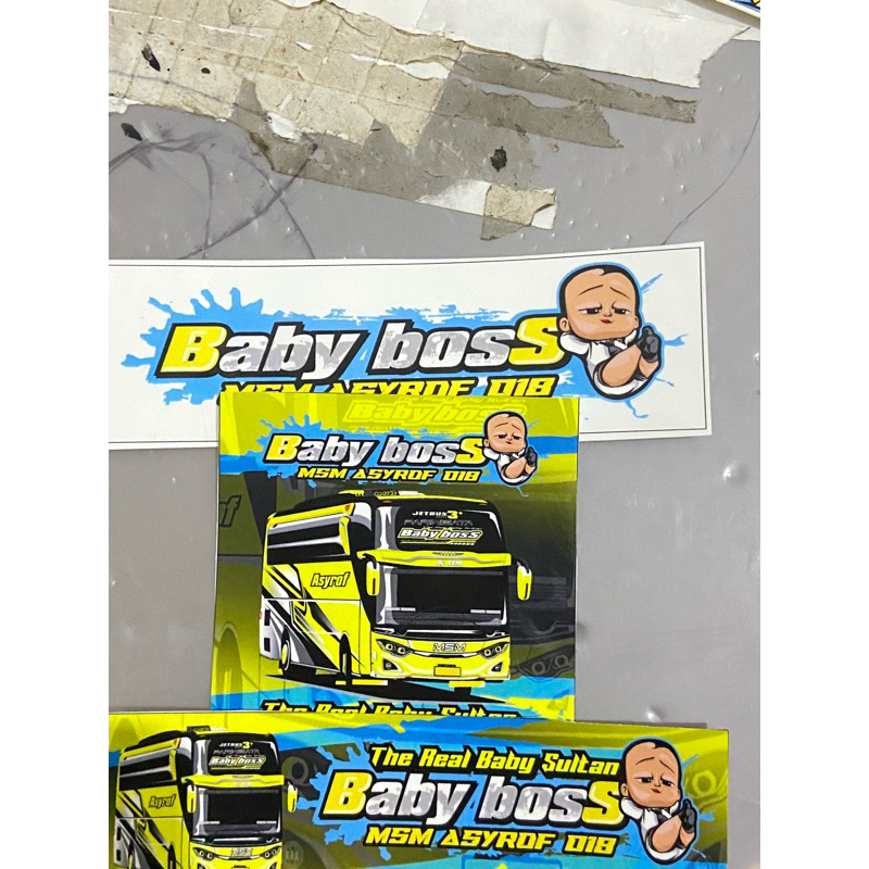

STICKER BABY BOS ORI DARI PO ISI 3