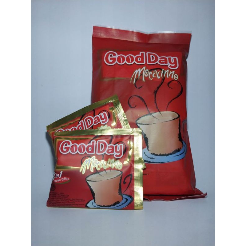 

Good Day Mocacinno 20Gr 1 Renceng (10 Bungkus)