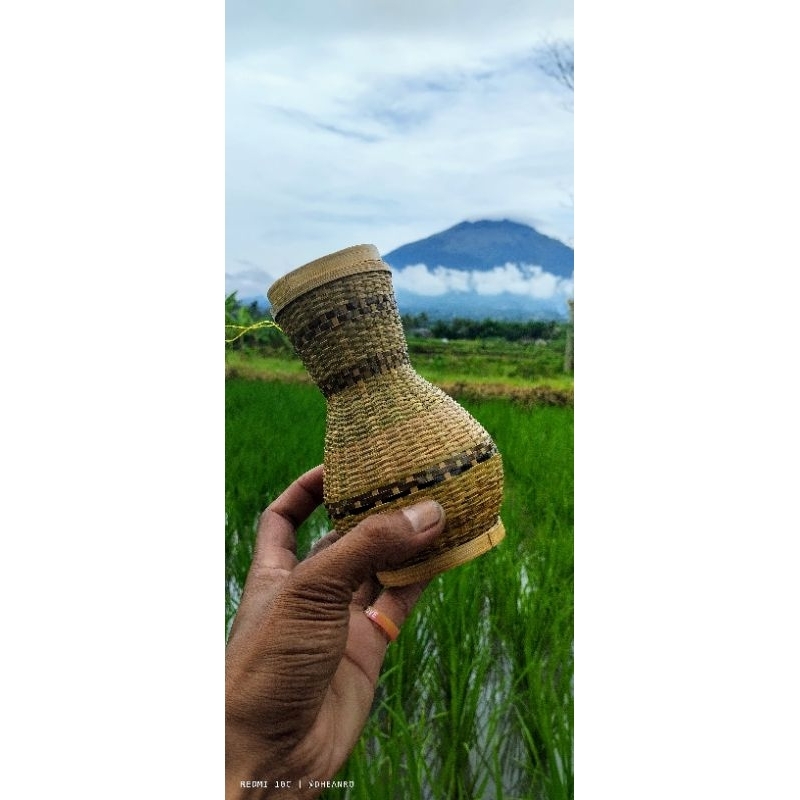 Kepis bambu, tempat ikan/wadah uceng/wader