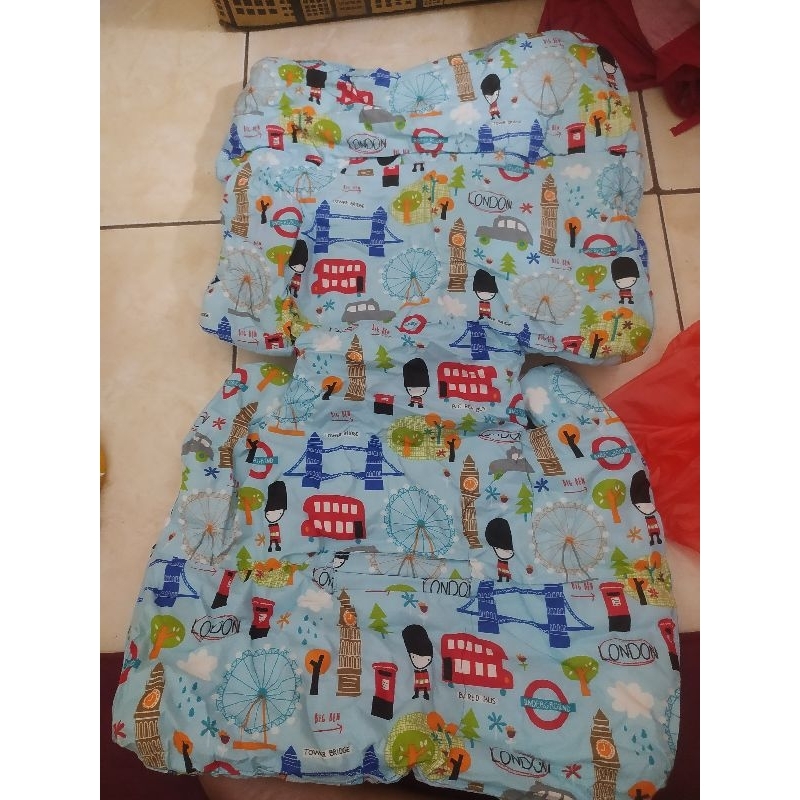 Bumbee Collection-Elephant Stroller Pad Alas Stroller Bayi