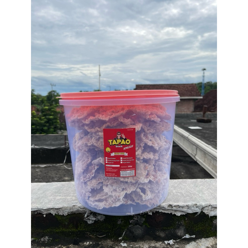PEYEK TAPAO SNACK KREZZ TOPLES 16LTR LEBIH BANYAK LEBIH PUAS