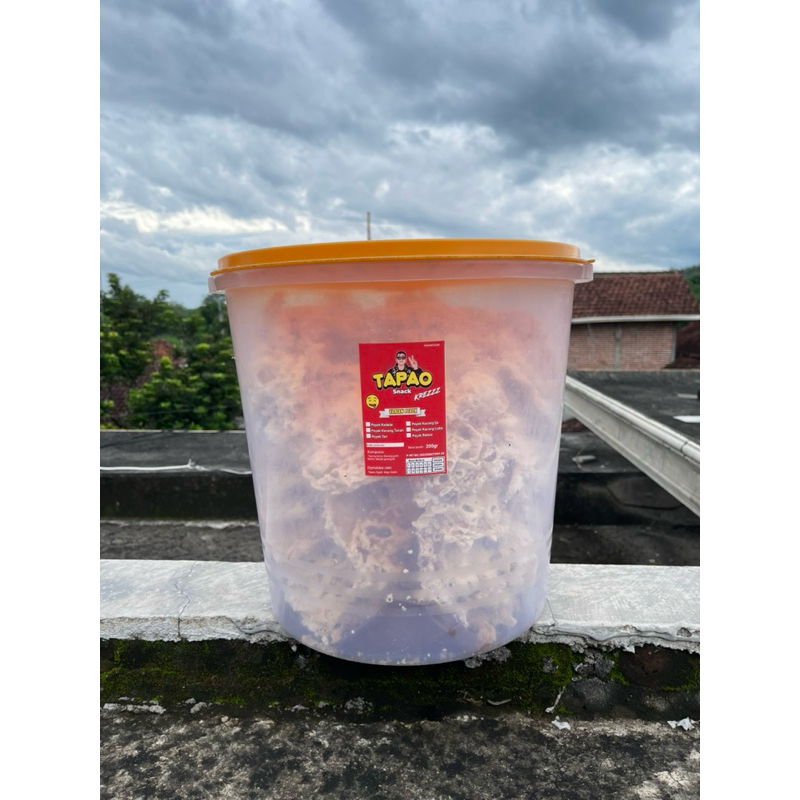PEYEK TAPAO SNACK KREZZ TOPLES 24LTR KEBIH PUAS