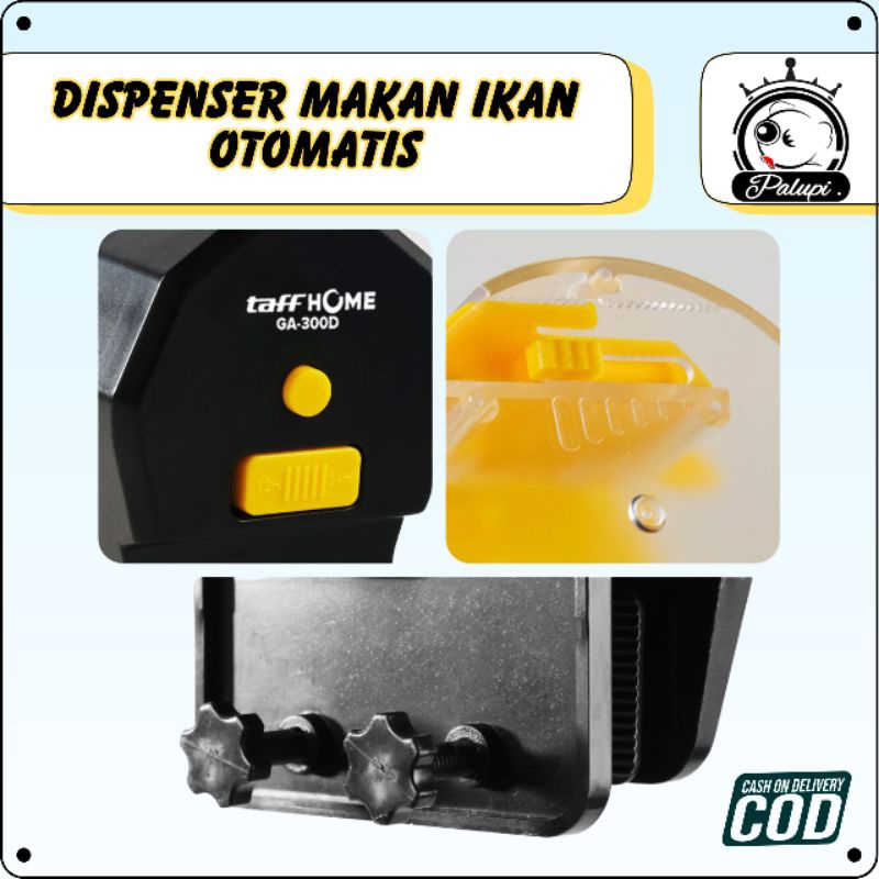 Wulann_Gemintang Taffware Dispenser Makan Ikan Otomatis Mesin Pemberi Pakan Ikan Full Automatis