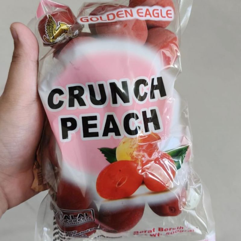 

golden eagle crunch peach manisan buah persik