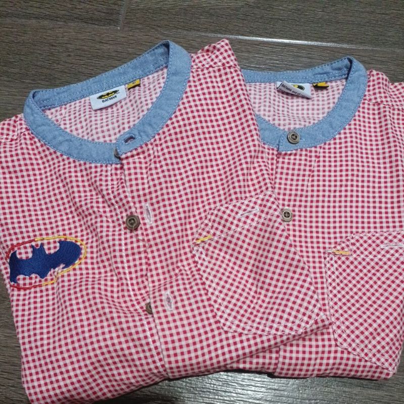 Kemeja Katun Kemeja Anak Laki-laki, Baju Natal