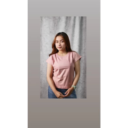 Kaos Crop Yukensi Polos Cewek Bahan Cotton Combad 30 s
