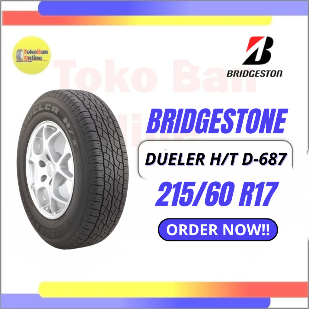 Ban BRIDGESTONE 215/60 R17 D687 DUELER HT H/T