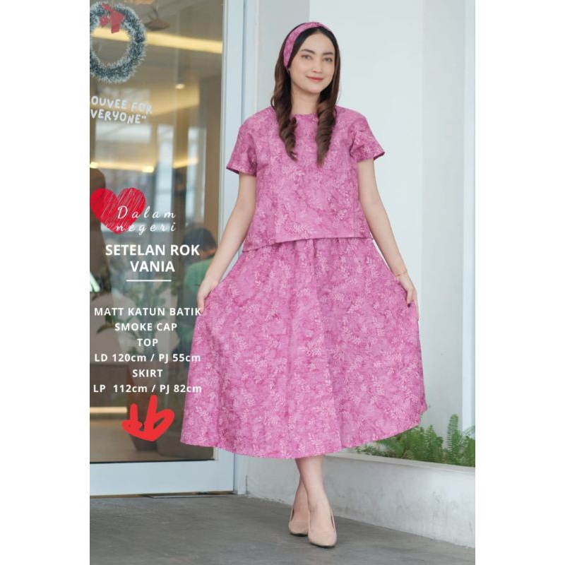 setelan rok Vania