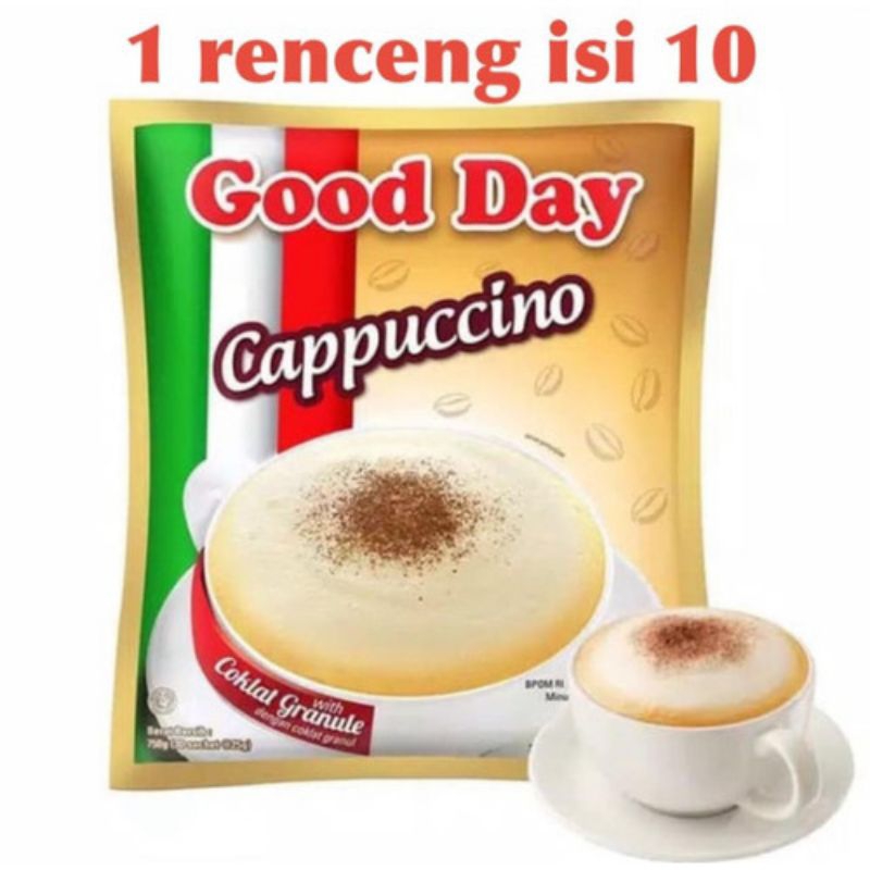 

Good Day Cappuccino Spm Minum Isi 10