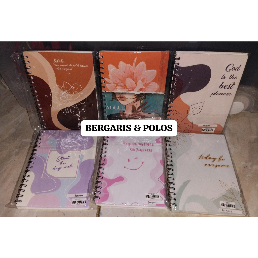 

Notebook Aesthetic A6 Bergaris , polos , titik dan kotak.