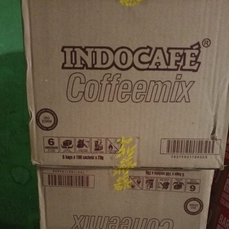 

INDOCAFE COFFEEMIX 20GRAM, 1DUS/5BAGx10RENTENGx100SASET