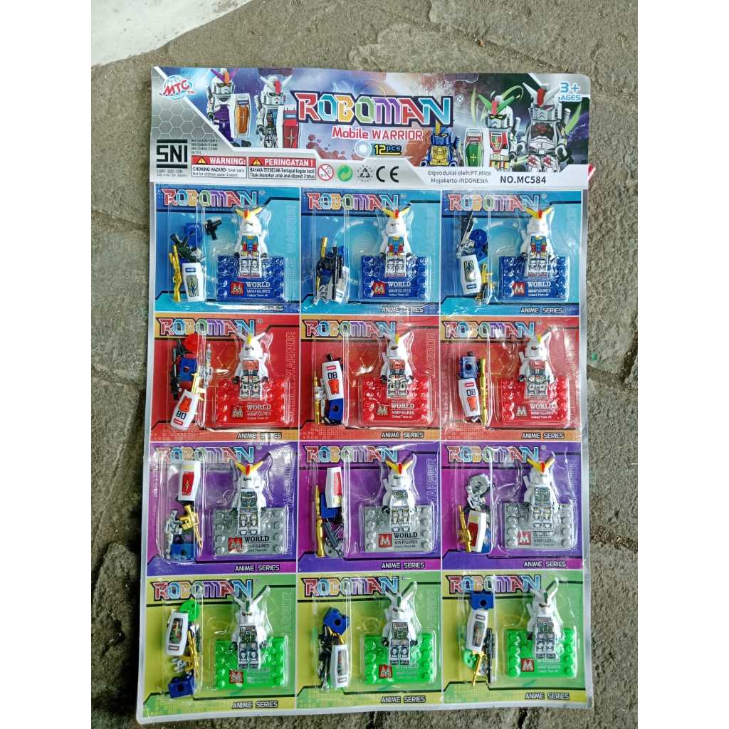 MAINAN L3GO ROBOT GUNDAM / MAINAN EDUKASI ROBOT GUNDAM / MAINAN FIGURE GUNDAM