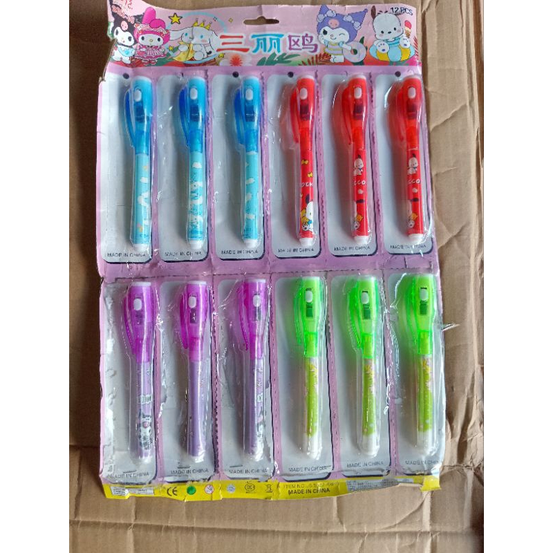 

INVISBLE PEN pulpen nyontek pulpen sinar uv [12 pcs]