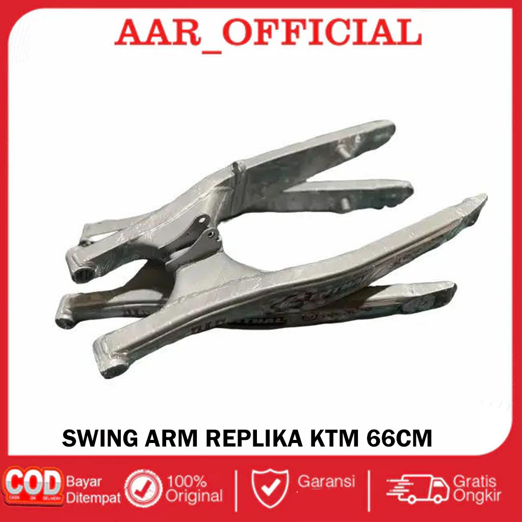 Swing Arm Replika KTM Model New Lislas PNP Rangka Motor Megapro Monoshock Verza Lama dan Cb Verza 15