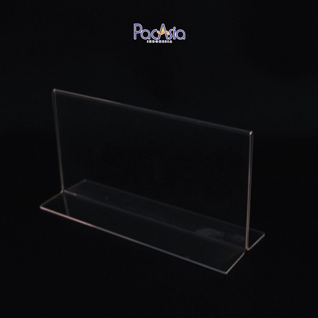 

PacAsia Acrylic Stand Up Sign Holder A4 Landscape Tempat Akrilik Brosur SU-402