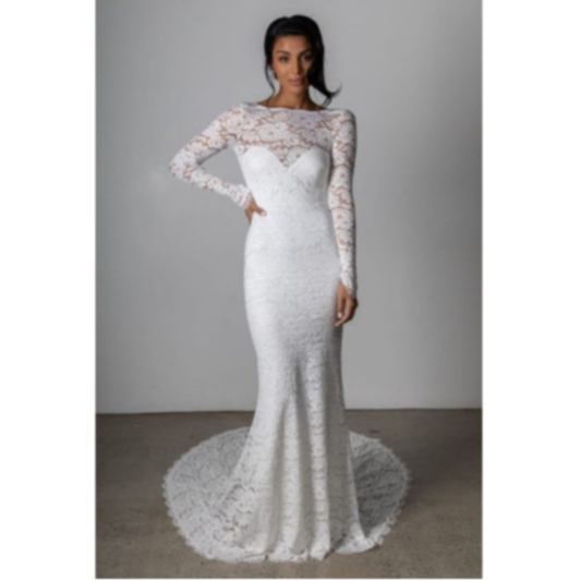 Chiobushop - Revy Dress Brukat Party Bridesmaid Kondangan Pesta  Prewedd Wedding Dress