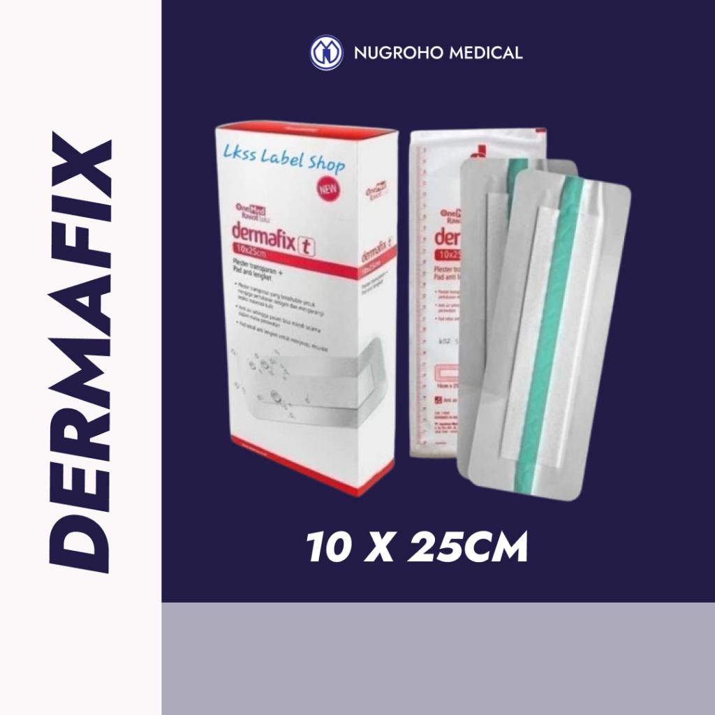 DERMAFIX / PLESTER LUKA ANTI AIR JUMBO 10X25CM ECER 1 PCS
