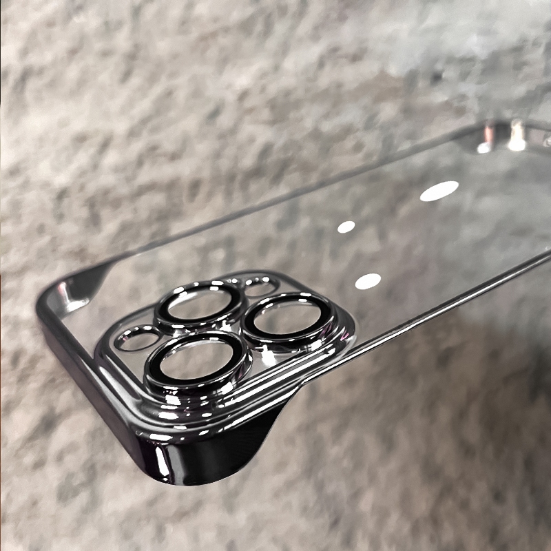 Frameless Ultra Thin Casing iPhone 13 15 Bening 11 XR 12 14 Pro Max Luxury Import Mewah Transparan C