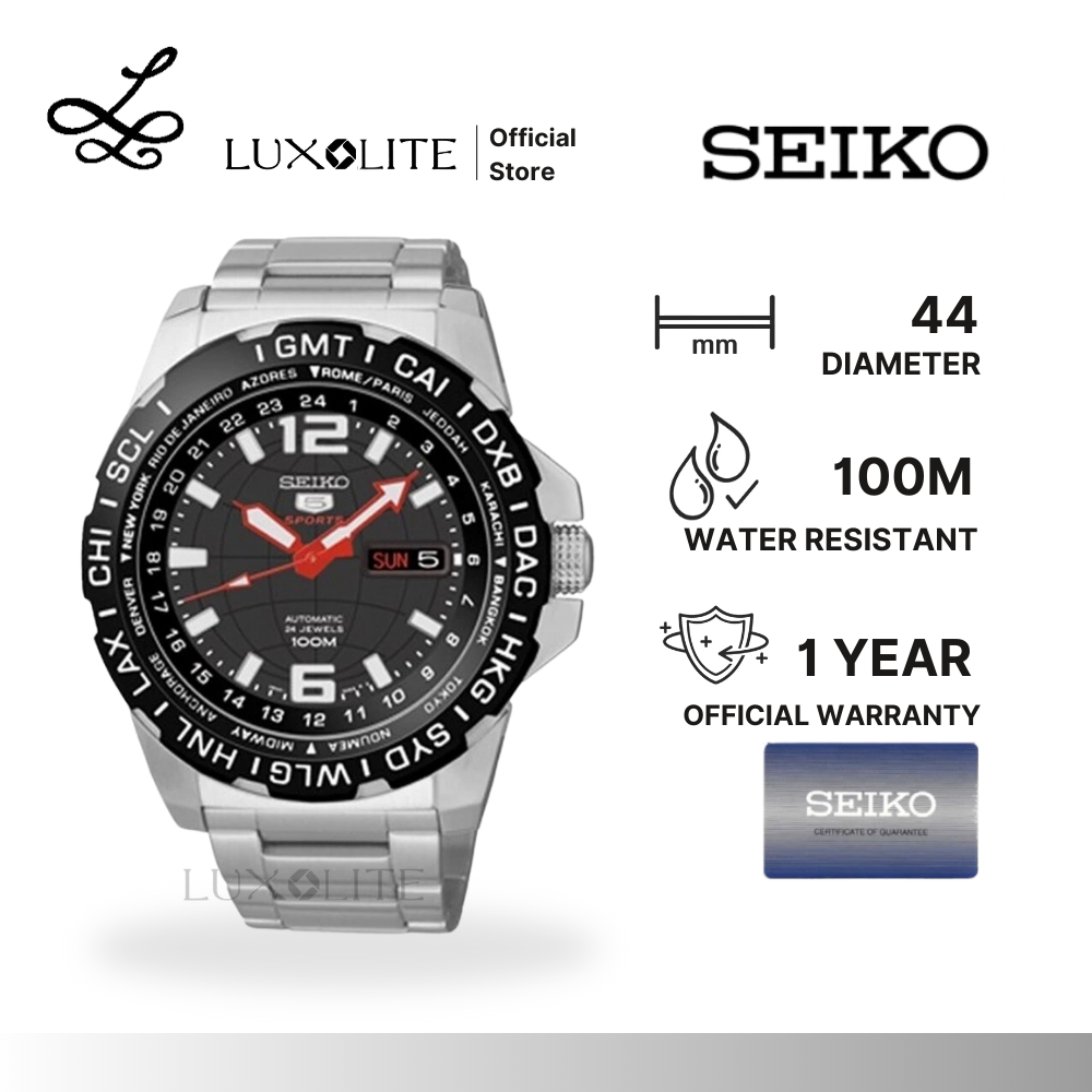 [Luxolite] SEIKO Jam Tangan Pria 5 Sports SRP685K1 Automatic 24 Jewels Stainless Steel