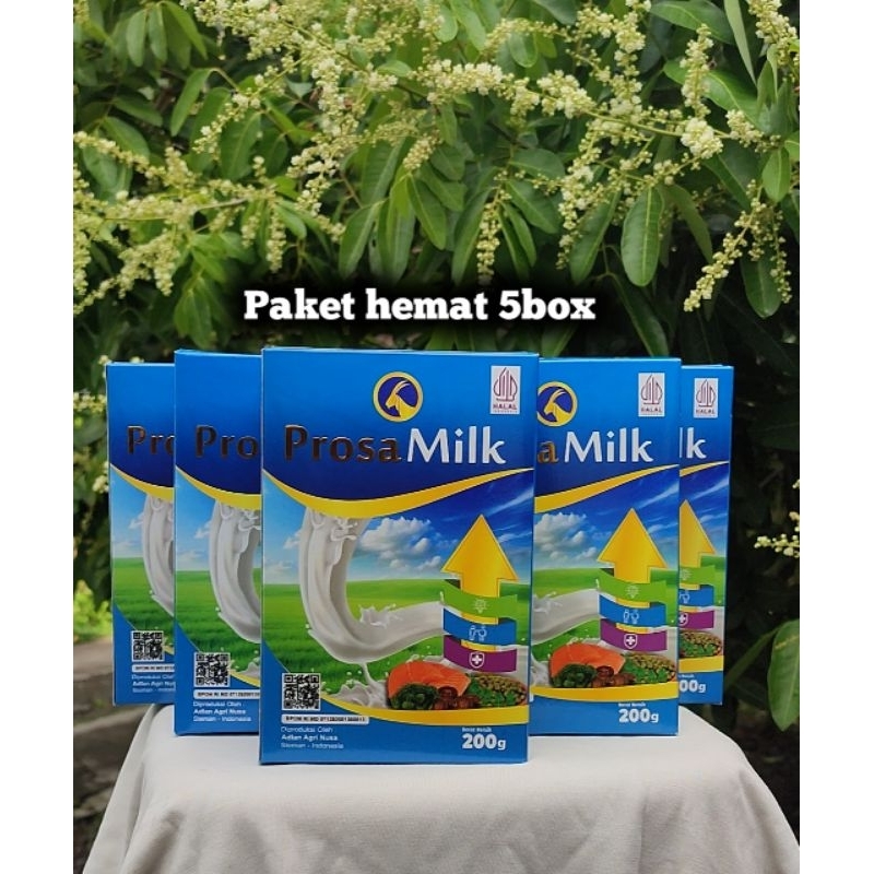 

paket hemat 5 box Susu kambing prosamilk platinum