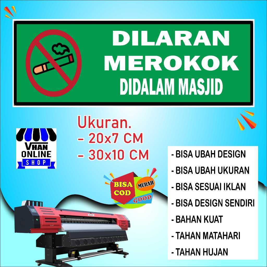 

Cetak Stiker Dengan Bahan Kuat dan Tahan Lama Hijau