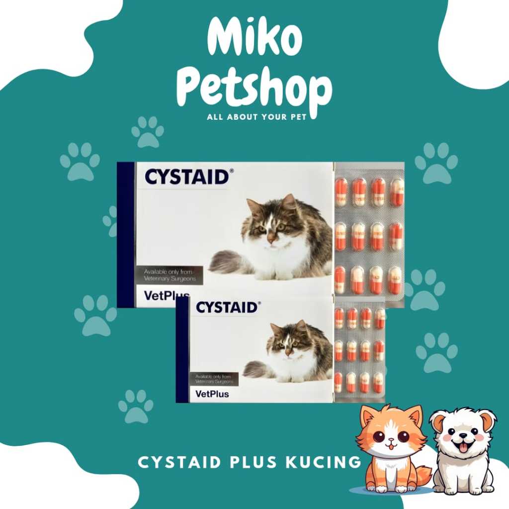 CYSTAID PLUS KUCING (1 TABLET)