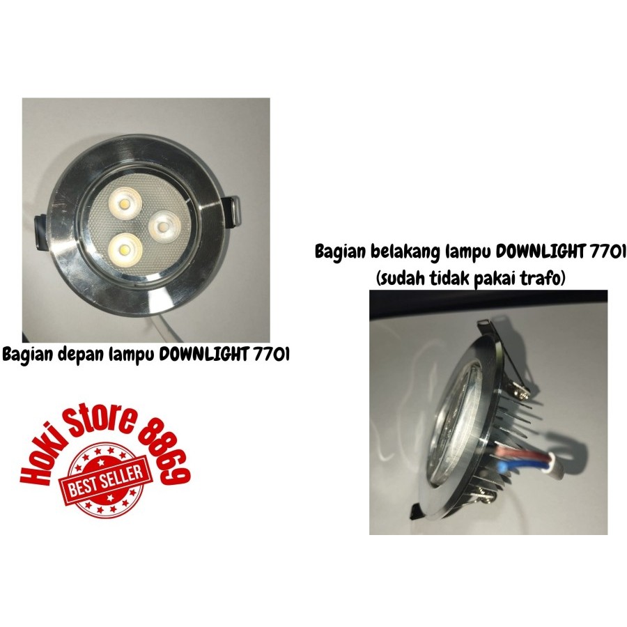 Lampu Downlight KOSS LED 3W 5W 7W Downlight Plafon Bulat